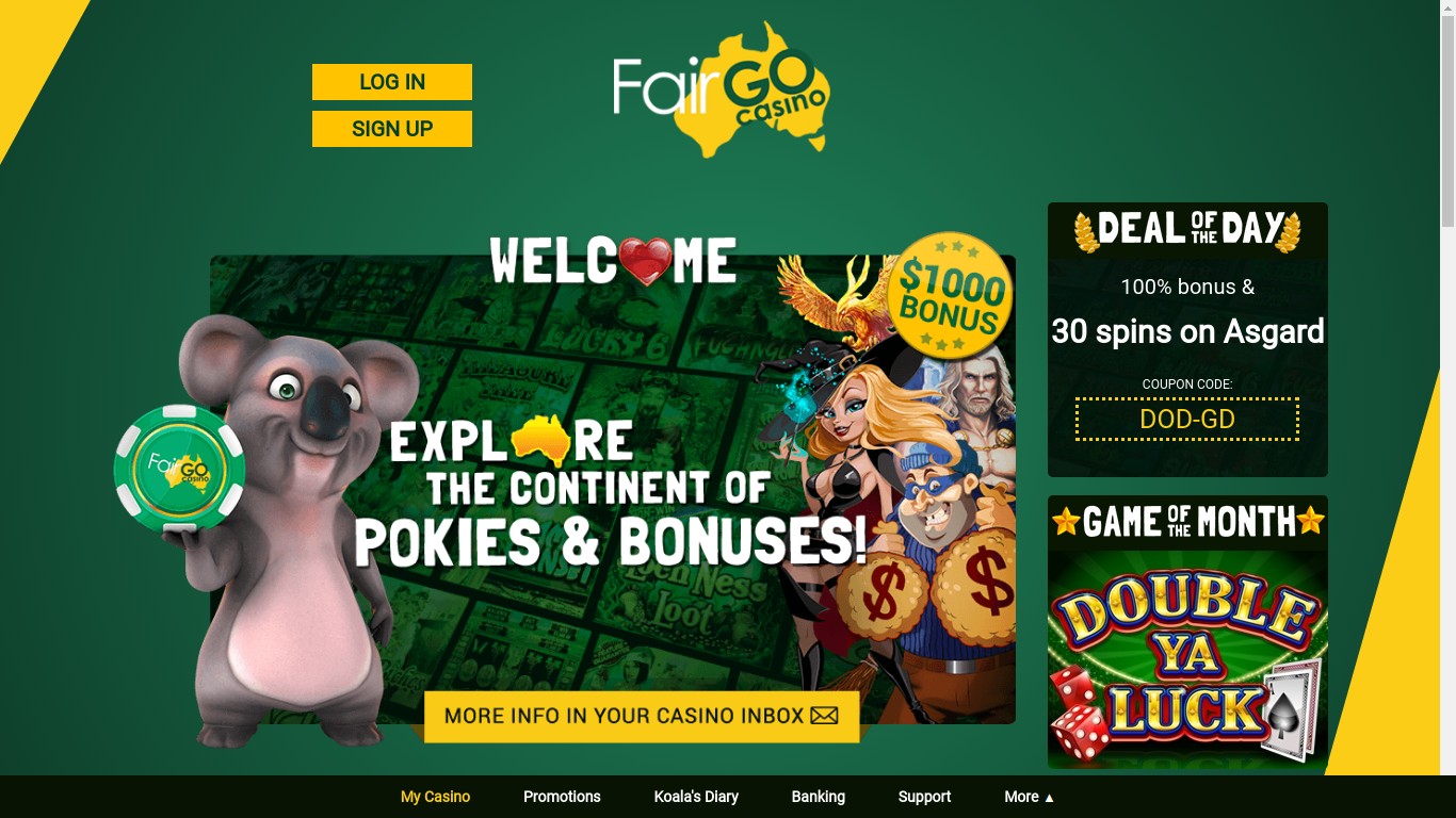 Fair go casino free spins no deposit july 2019 printable