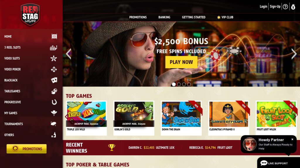 Red Stag Casino Screenshot